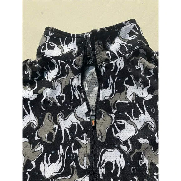 Youth Kerrits Equestrian Collared Quarter Zip Dri Fit Shirt Size Large - Picture 2 of 6